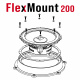 Helix Compose CFMK200 POR.6 FlexMount (FDM) till Porsche